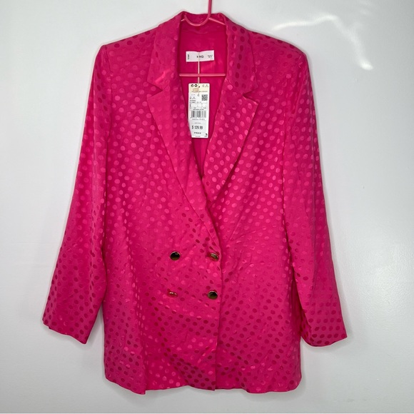 MANGO | Polka-Dot Blazer - Picture 3 of 6